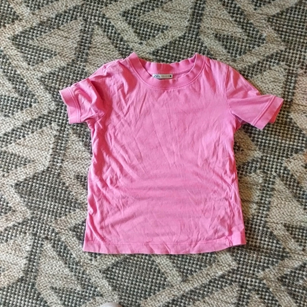 Pink Zara shirt